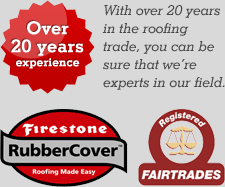 20 years experience in roofing